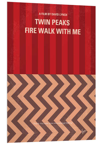 Foam board print Twin Peaks - Fire Walk With Me