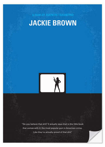 Selvklebende plakat Jackie Brown