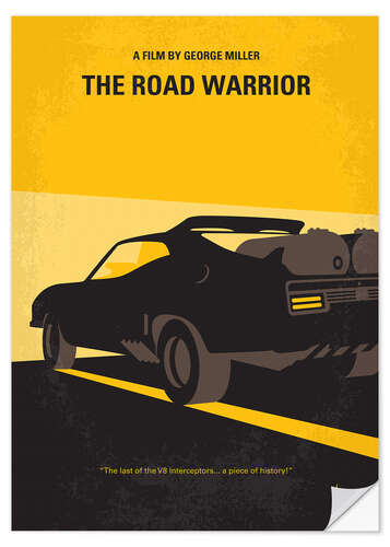 Sticker mural Mad Max 2 (anglais)