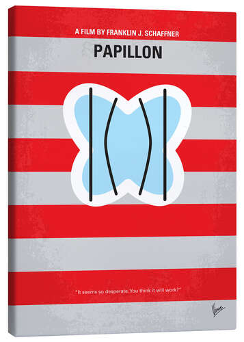 Stampa su tela Papillon