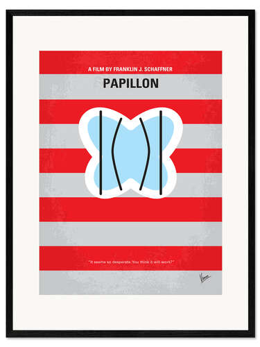 Framed art print Papillon