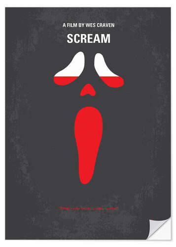 Autocolante decorativo Scream