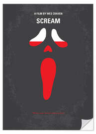 Autocolante decorativo Scream