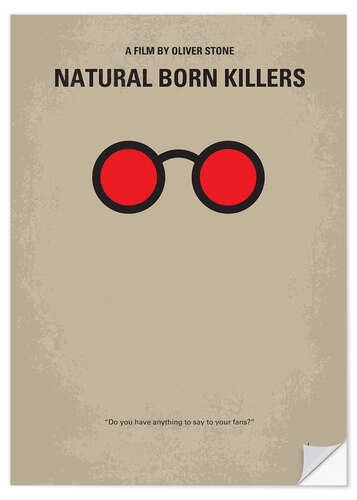 Selvklebende plakat Natural Born Killers