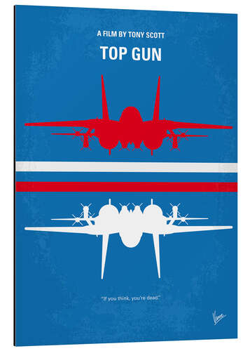 Aluminium print Top Gun