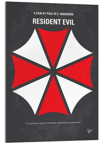 Acrylglasbild Resident Evil