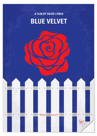 Naklejka na ścianę Blue Velvet