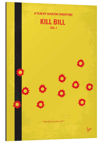 Tableau en aluminium Kill Bill Vol. 1 (anglais)