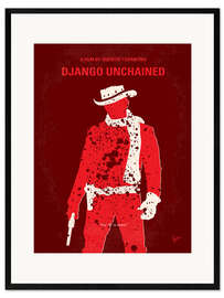 Ingelijste kunstdruk Django Unchained