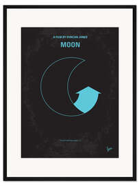 Gerahmter Kunstdruck Moon