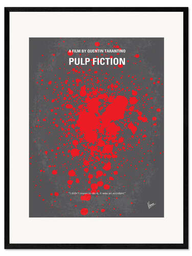 Ingelijste kunstdruk Pulp Fiction