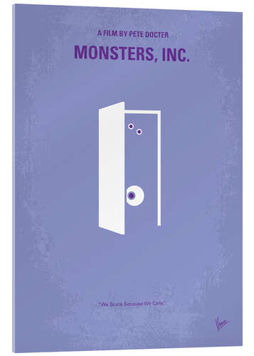 Stampa su vetro acrilico Monsters, Inc. (Monsters & Co.)