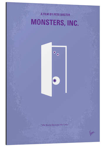 Cuadro de aluminio Monsters, Inc.