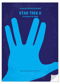 Selvklebende plakat Star Trek II