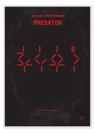 Plakat Predator minimal movie poster
