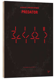 Hout print Predator