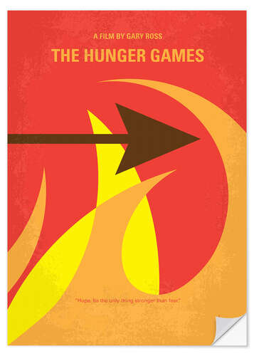 Selvklebende plakat The Hunger Games