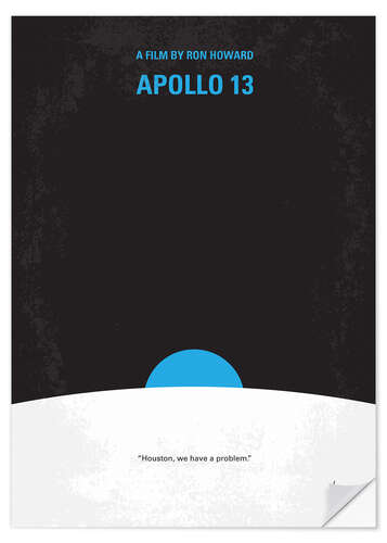 Selvklebende plakat Apollo 13