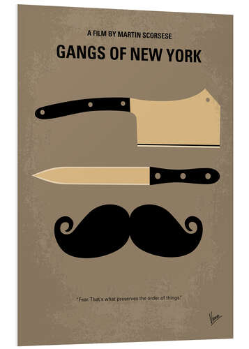 Foam board print Gangs of New York