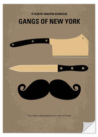 Selvklebende plakat Gangs of New York