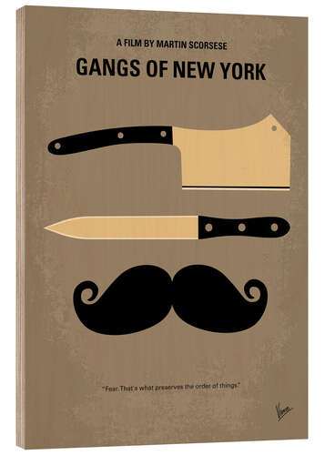 Holzbild Gangs Of New York