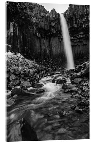 Acrylic print Svartifoss (1)