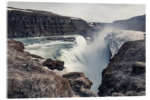 Acrylic print Gulfoss