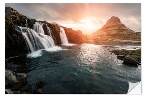 Naklejka na ścianę Kirkjufell