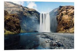 Foam board print Skogafoss Waterfall