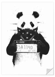 Wall sticker Bad panda