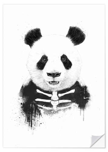 Wall sticker Zombie panda