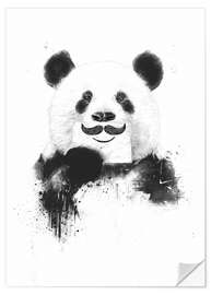 Wall sticker Funny panda