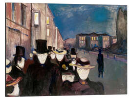 Magnettafel Abend auf der Karl Johann Straße