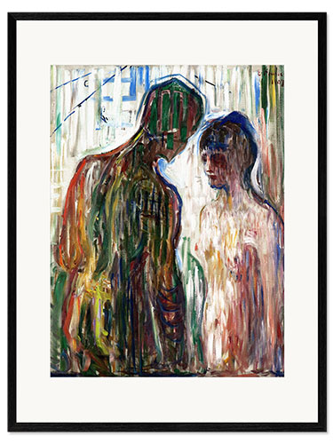 Kunsttryk i ramme Amor og Psyke