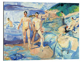 Magnettafel Badende Männer