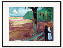 Gerahmter Kunstdruck Die Liebenden