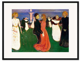 Gerahmter Kunstdruck Tanz des Lebens - Edvard Munch
