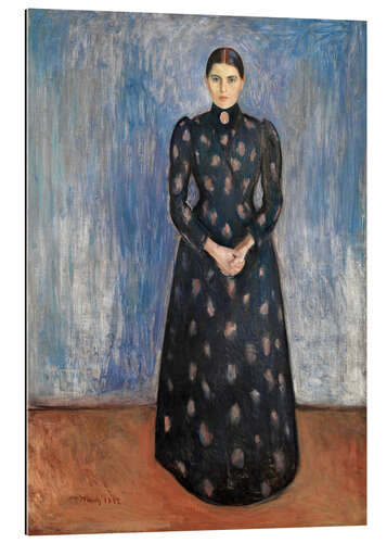 Gallery print Inger in Black and Violet 