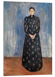 Gallery print Inger in Black and Violet 
