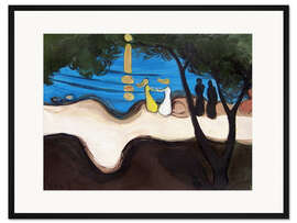 Gerahmter Kunstdruck Tanz am Ufer