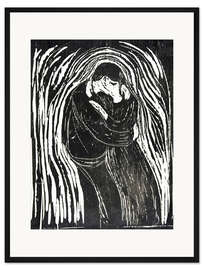 Gerahmter Kunstdruck Der Kuss II