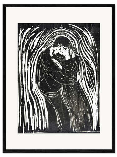 Gerahmter Kunstdruck Der Kuss II
