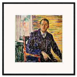 Plakat artystyczny premium w ramie Self-Portrait in the Interior
