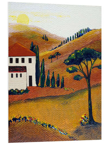 PVC print Colours of Tuscany