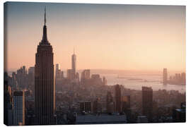 Leinwandbild Sonnenuntergang in New York