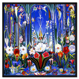 Gerahmter Kunstdruck Blumen