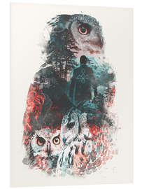 Foam board print The Owls are Not What They Seem