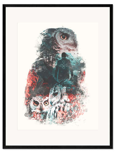 Framed art print The Owls are Not What They Seem