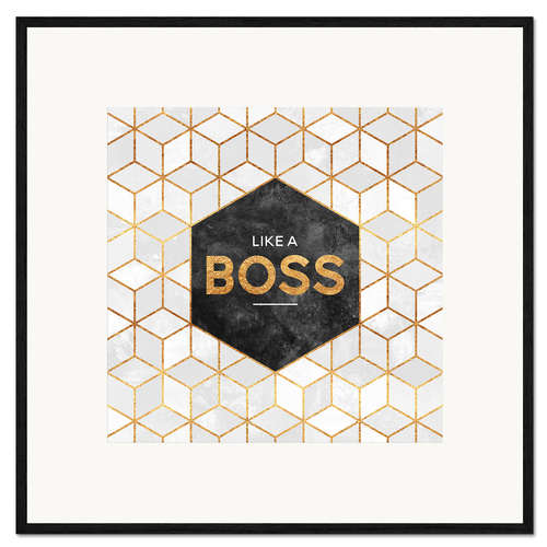 Framed art print Like a boss