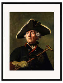 Gerahmter Kunstdruck Friedrich der Große